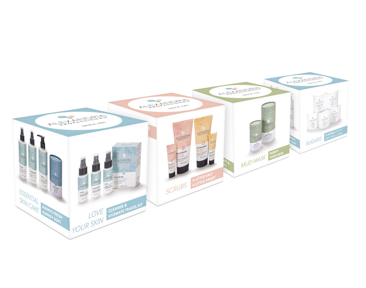 Sugar + Retail Collection Pop Up Cubes (Set of 4)